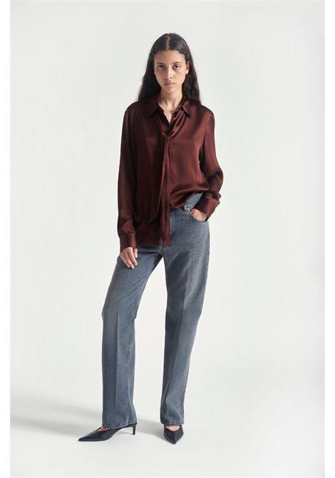 Grifoni Jeans Revel in Denim di Cotone Nero Donna GRIFONI | Pantalone | G1AC0107FADED BLACK